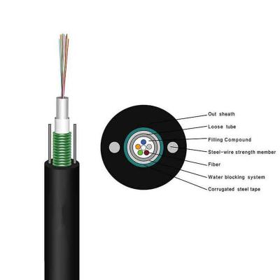 Direct Buried Aerial GYXTW Fiber Optical Cable